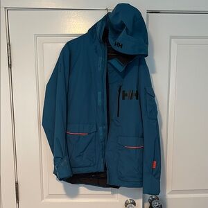 Helly Hansen Blue Hooded Jacket